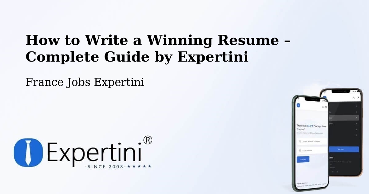 Resume Writing Guide for Job Seekers – Bourghelles - Bourghelles, France Jobs Expertini